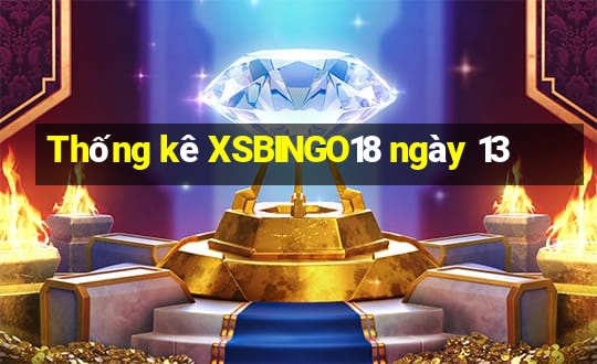 Thống kê XSBINGO18 ngày 13