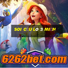 soi cầu lô 3 miền