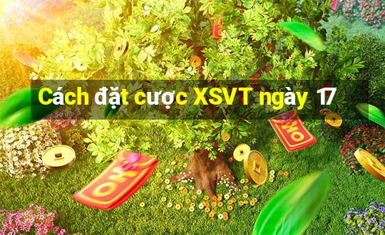 Cách đặt cược XSVT ngày 17