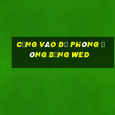 Cổng vào dự phòng đóng băng wed