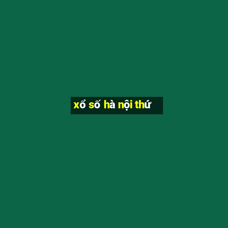 xổ số hà nội thứ