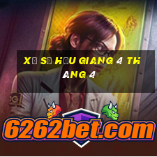 xổ số hậu giang 4 tháng 4