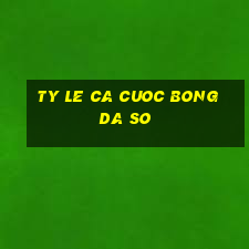 ty le ca cuoc bong da so