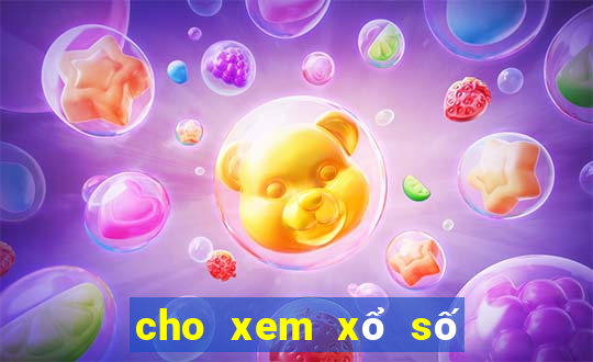 cho xem xổ số ngày hôm nay