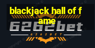 blackjack hall of fame