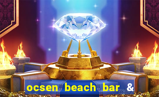 ocsen beach bar & club menu