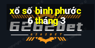 xổ số bình phước 6 tháng 3