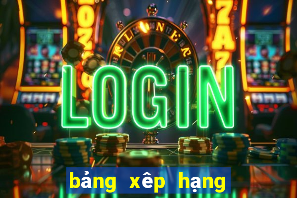 bảng xêp hạng bóng đá