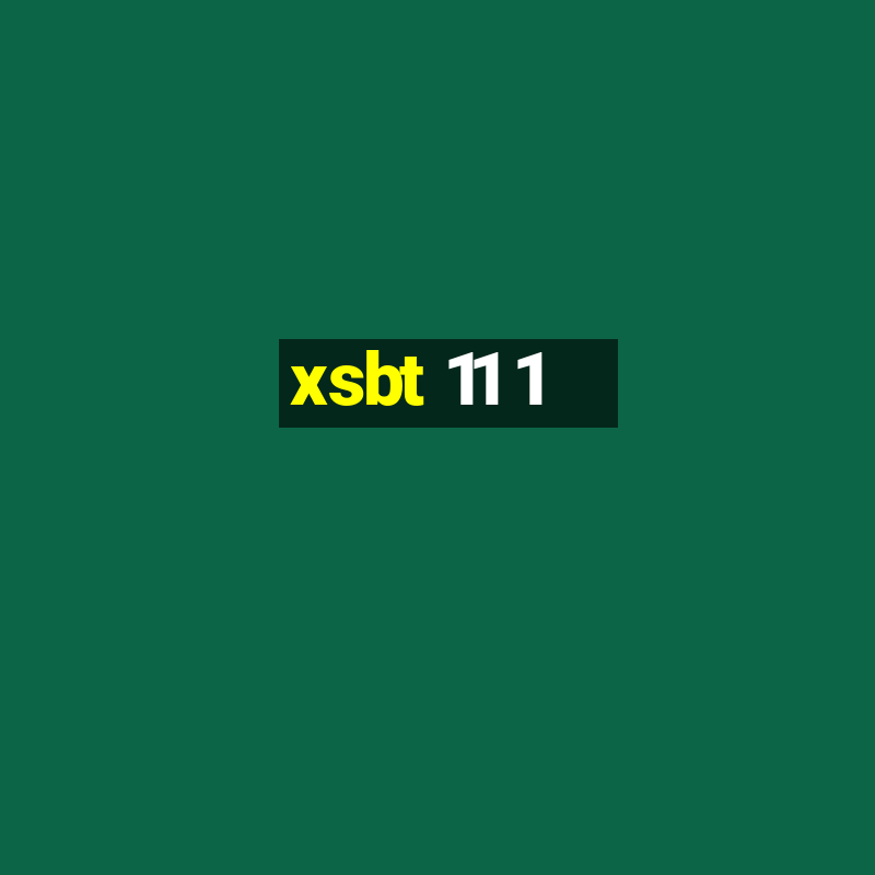 xsbt 11 1