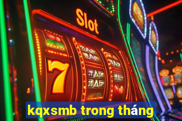 kqxsmb trong tháng