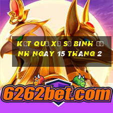 kết quả xổ số bình định ngày 15 tháng 2