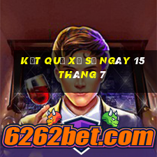 kết quả xổ số ngày 15 tháng 7