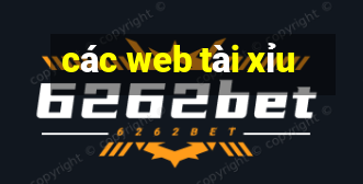 các web tài xỉu