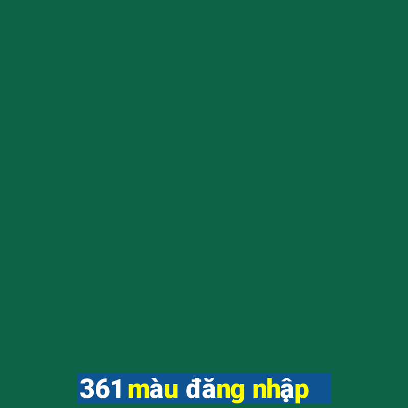 361 màu đăng nhập