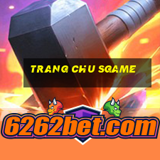 trang chu sgame