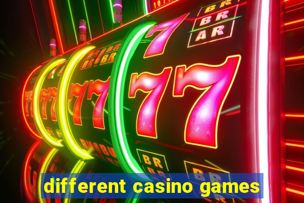 different casino games