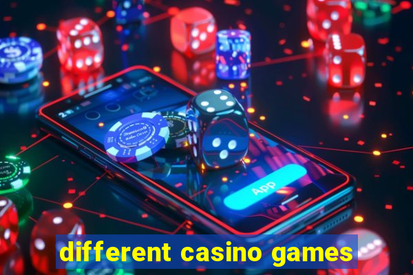 different casino games