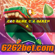 các game của garena