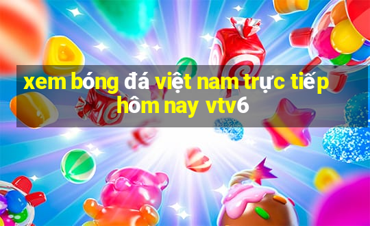 xem bóng đá việt nam trực tiếp hôm nay vtv6