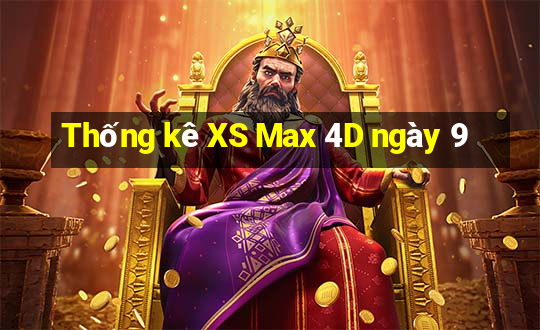 Thống kê XS Max 4D ngày 9