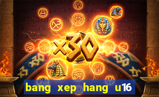 bang xep hang u16 dong nam a