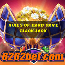 rules of card game blackjack