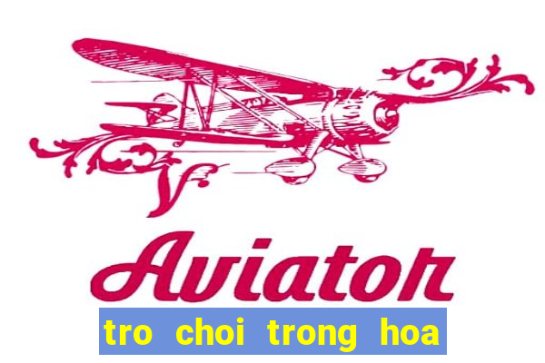 tro choi trong hoa trong vuon