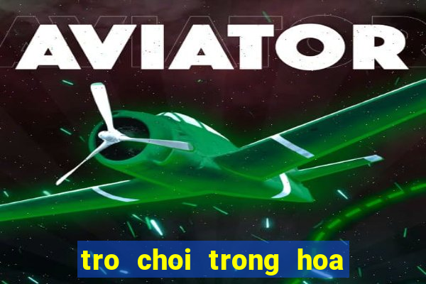 tro choi trong hoa trong vuon