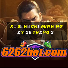 xổ số hồ chí minh ngày 26 tháng 2