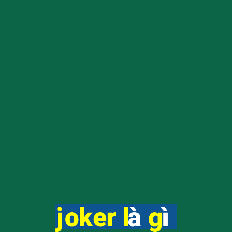 joker là gì