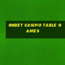 ggbet casino table games