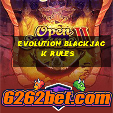 evolution blackjack rules