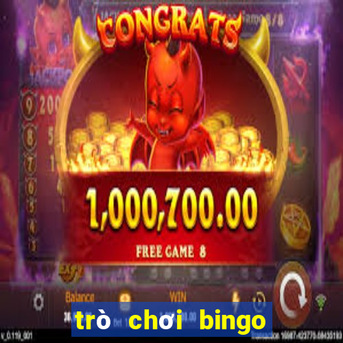 trò chơi bingo tiếng anh