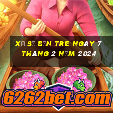 xổ số bến tre ngày 7 tháng 2 năm 2024