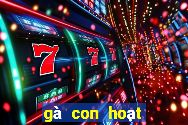 gà con hoạt hình dễ thương