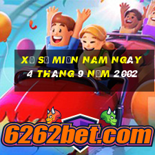 xổ số miền nam ngày 4 tháng 9 năm 2002