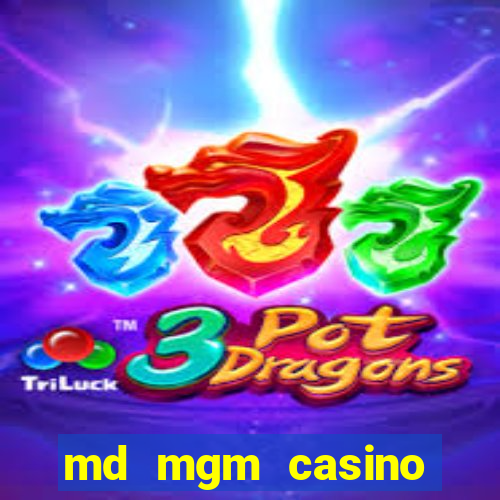 md mgm casino table games