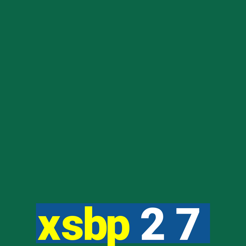 xsbp 2 7