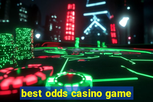 best odds casino game