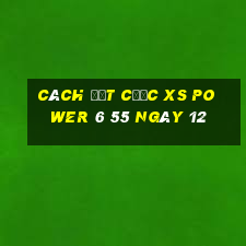 Cách đặt cược XS power 6 55 ngày 12