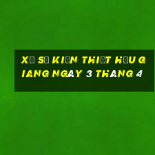 xổ số kiến thiết hậu giang ngày 3 tháng 4