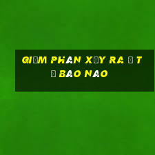 giảm phân xảy ra ở tế bào nào