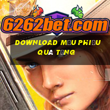 download mẫu phiếu quà tặng