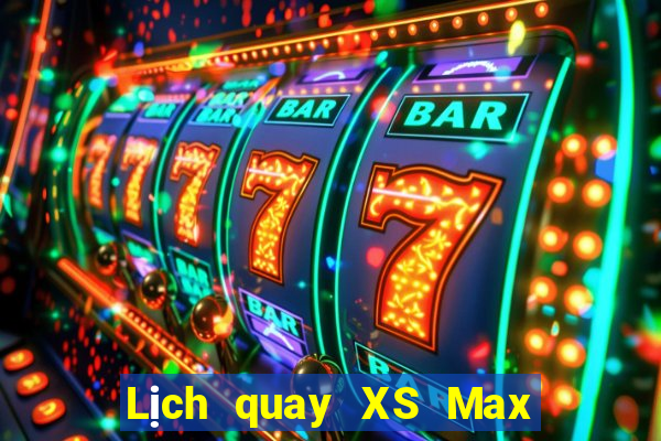 Lịch quay XS Max 3D ngày 2