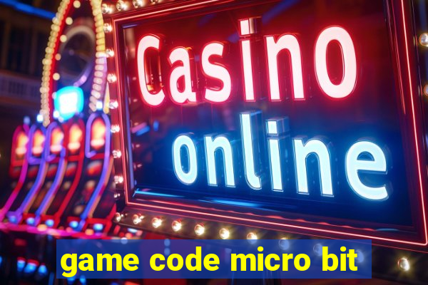 game code micro bit