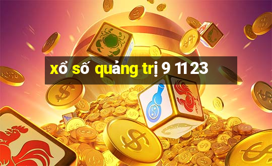 xổ số quảng trị 9 11 23