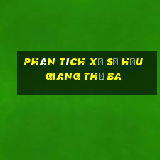 Phân tích xổ số hậu giang thứ Ba