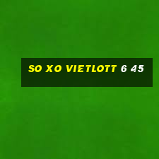 so xo vietlott 6 45