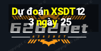 Dự đoán XSDT123 ngày 25