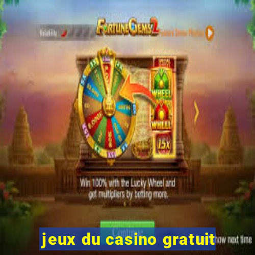 jeux du casino gratuit